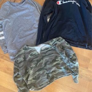 Bundle of girls shirts